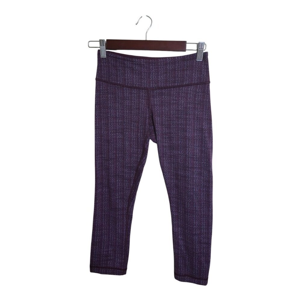 Lululemon Pants Women 4 Wunder Under Ziggy Wee August Glo Raspberry Athleisure